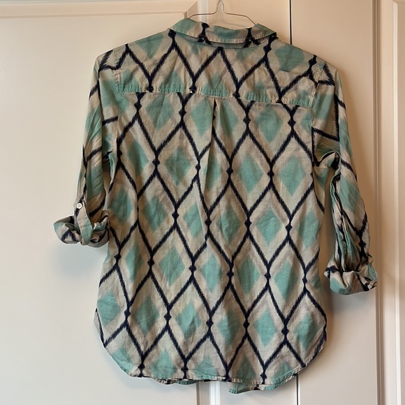 Talbots pattern top - Picture 3 of 5